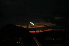 今日も日が暮れる