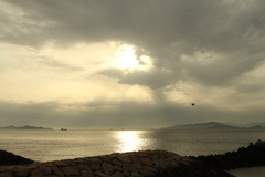 夕暮れ