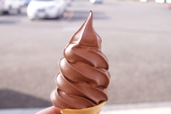 ソフトクリームがうまい！