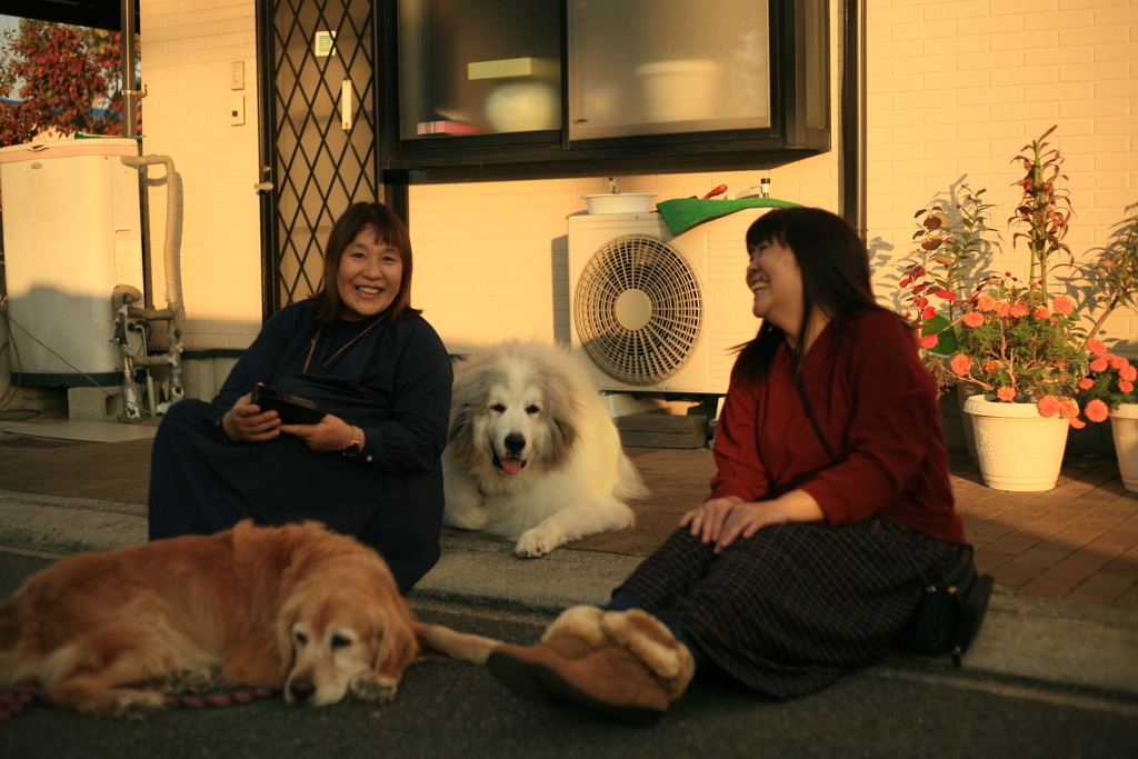 FB友達がやってきた