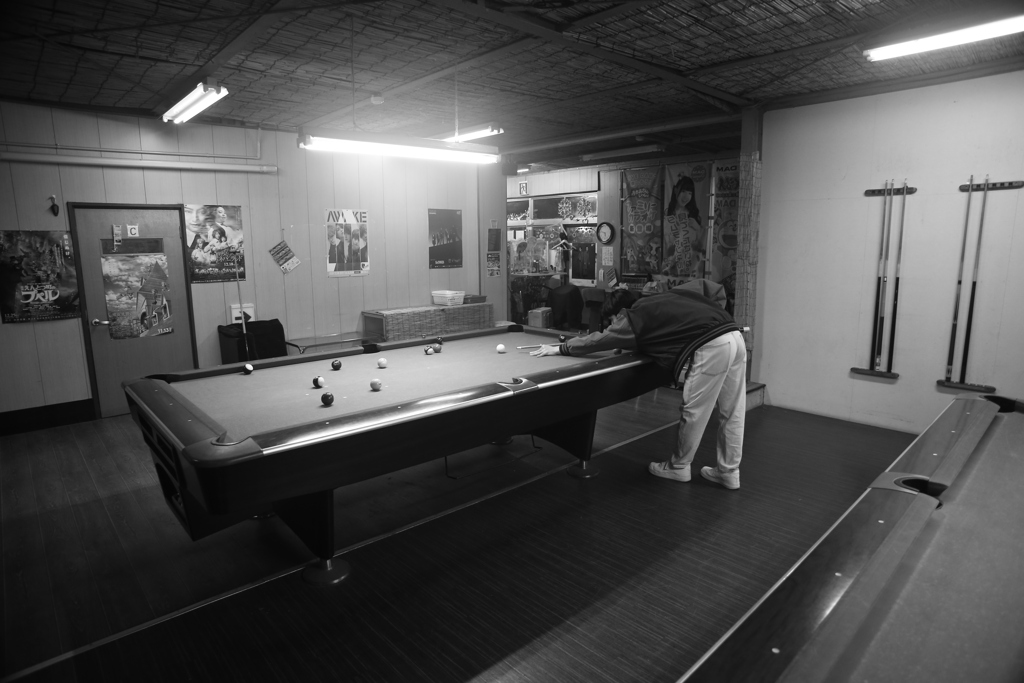 土曜のビリヤード