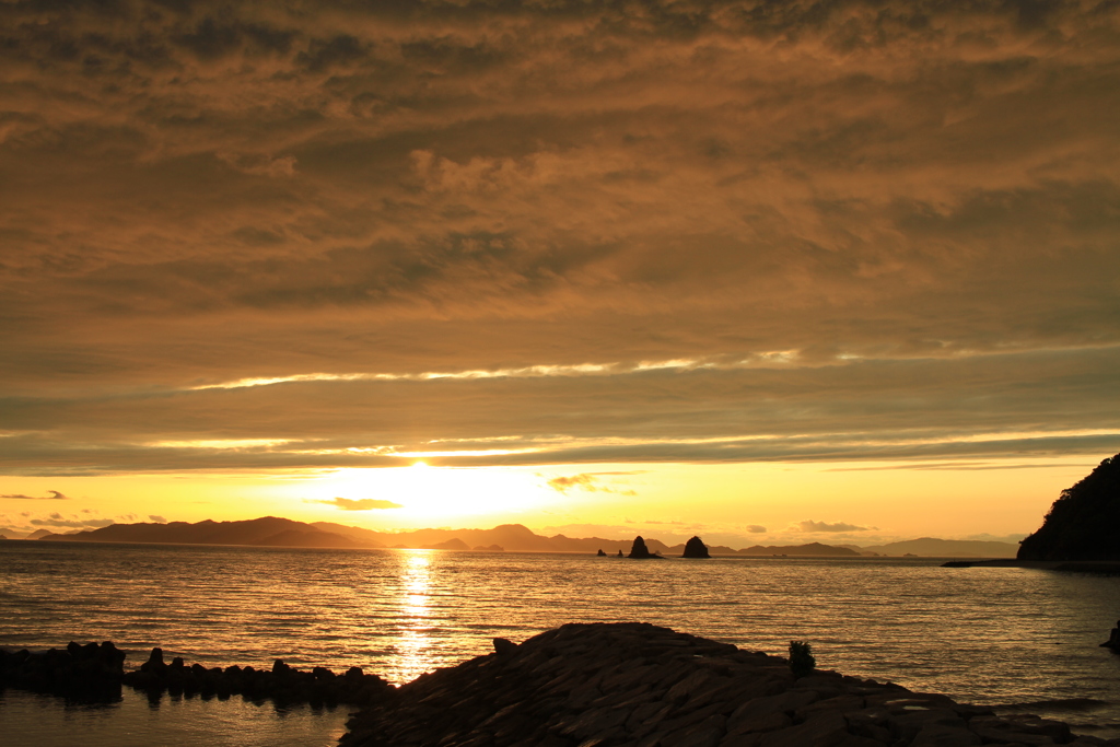 雨が上がった、明日は晴れそう