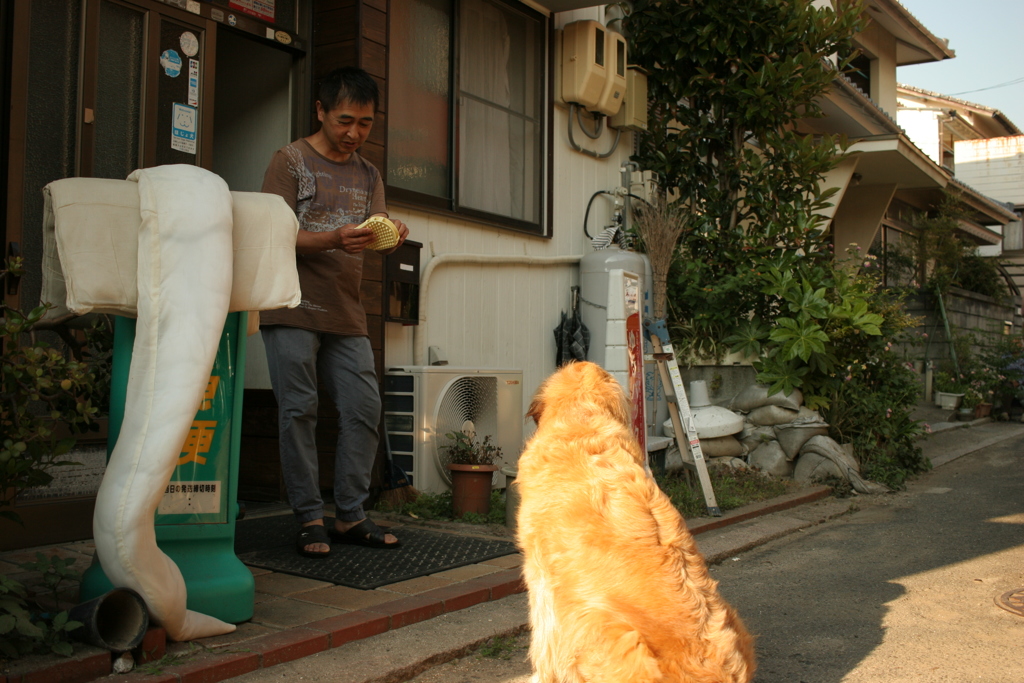 明日から奈良出張の坂田さんとみゅうちゃん