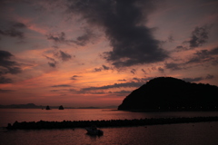 鹿島夕暮れ
