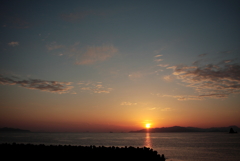 夕暮れ＠2017-03-04