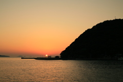 今日も日が暮れる