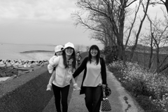 一昨日の写真　モノクロ