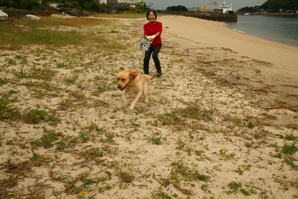 今日も超絶甘えん坊のサーブ