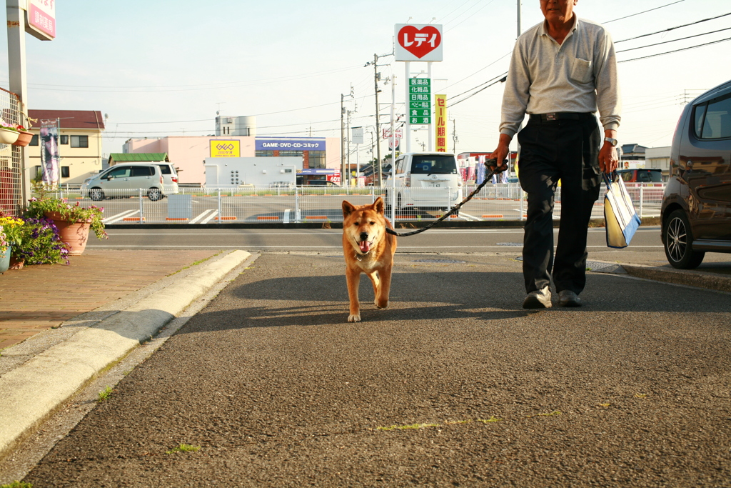 会長さんとモクちゃん