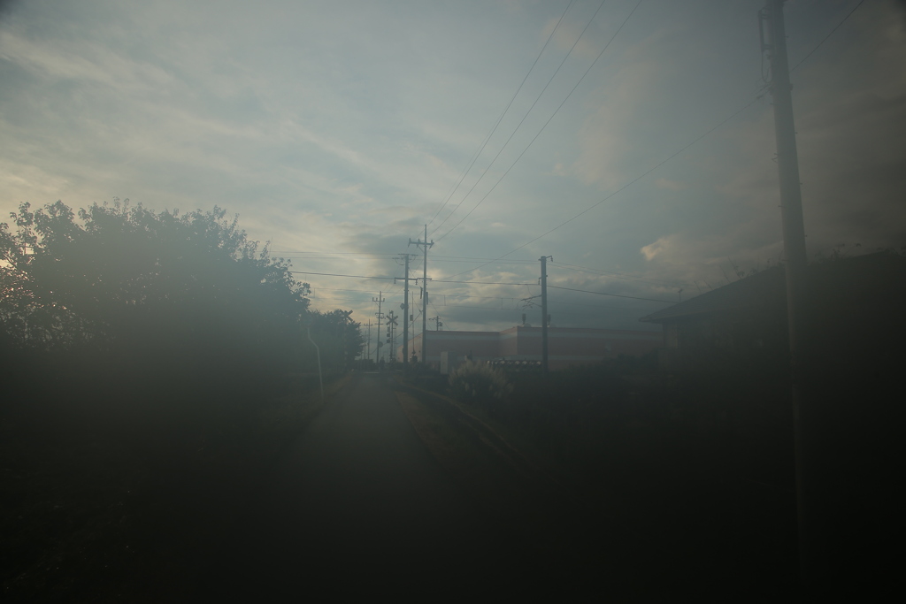 結露がソフトフィルターみたい