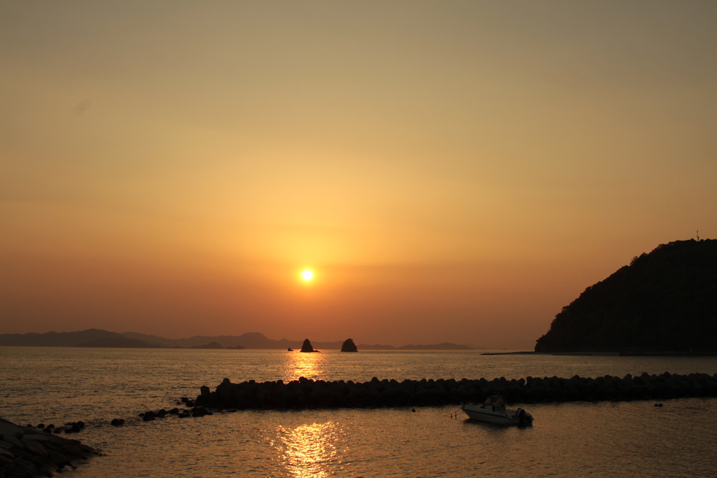 今日もやっぱり日が暮れる