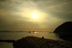 瀬戸の夕方