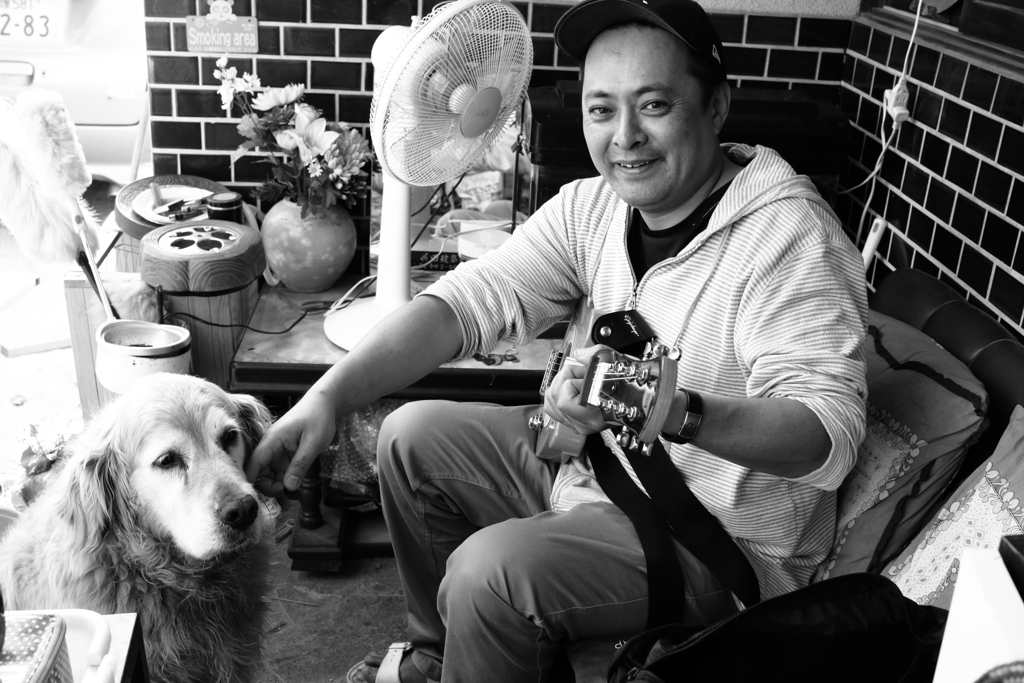 みゅうちゃんとロケンロール　モノクロ