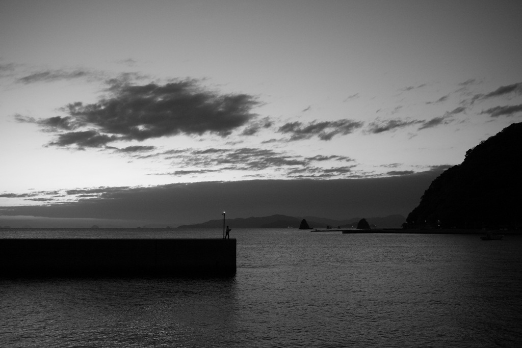 今日も日が暮れる