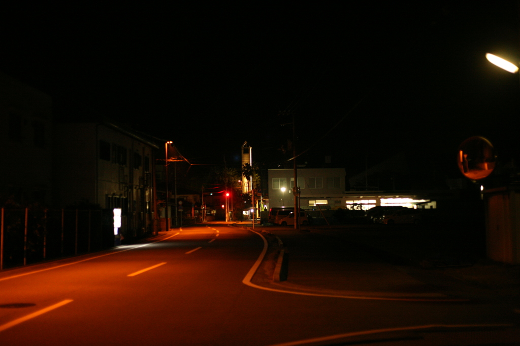 田舎の夜はつまらん　!(^^)!
