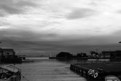 きのうまでの嵐が嘘のように静か