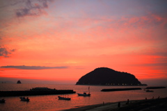 レタッチ済み北条鹿島夕焼け