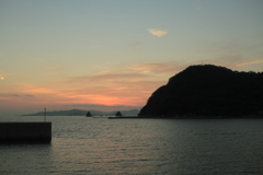 今日も日が暮れる