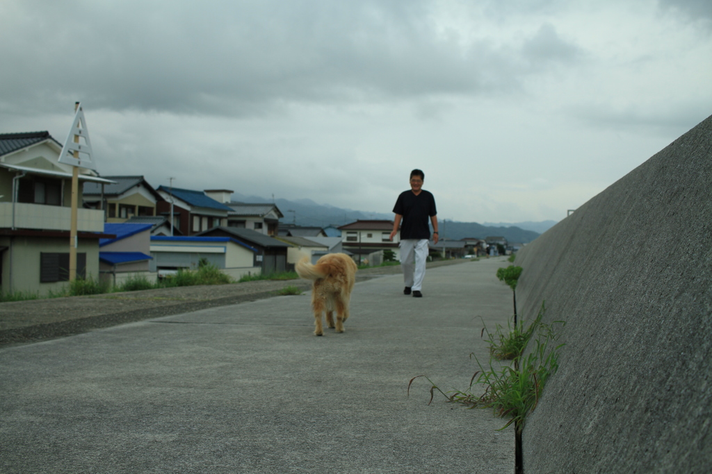 いずみさんに寄ってくみゅうちゃん