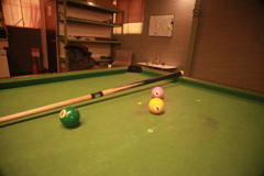 いろは倶楽部にてビリヤード