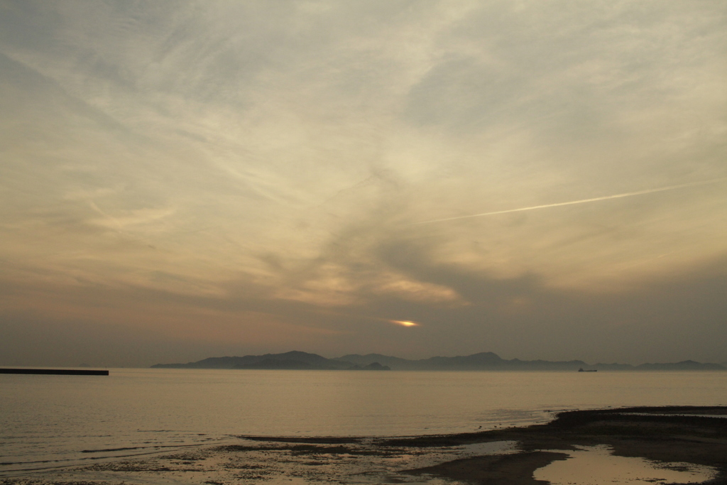 夕暮れ