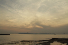 夕暮れ