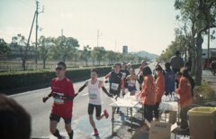 愛媛マラソン　フィルムにて（Trip35,FujiilmC200)