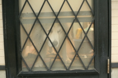 外が気になるココさん