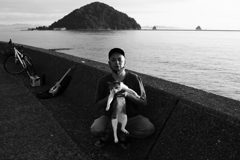 たまたま近所にいた一眼レフ所持のお兄さんに写してもらったら