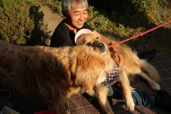 みゅうちゃんと蘭ちゃんと坂田さん