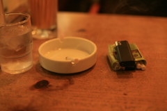 電車が来るまで一服