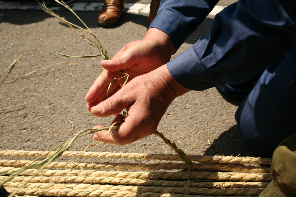 消防団の人手さばきがいい