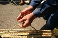 消防団の人手さばきがいい