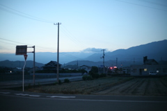 午前5時　涼風が吹いている