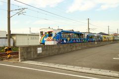 たまにうちの街でもトロッコ列車走ってる