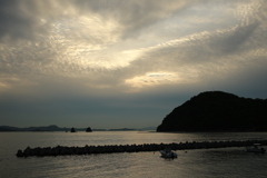 今日も日が暮れる