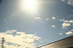 久しぶりの晴れ間