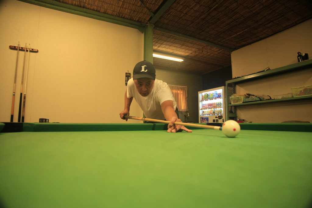 道具だけは一流のシオチンコビリヤード