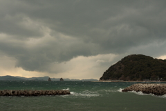 瀬戸内海　嵐