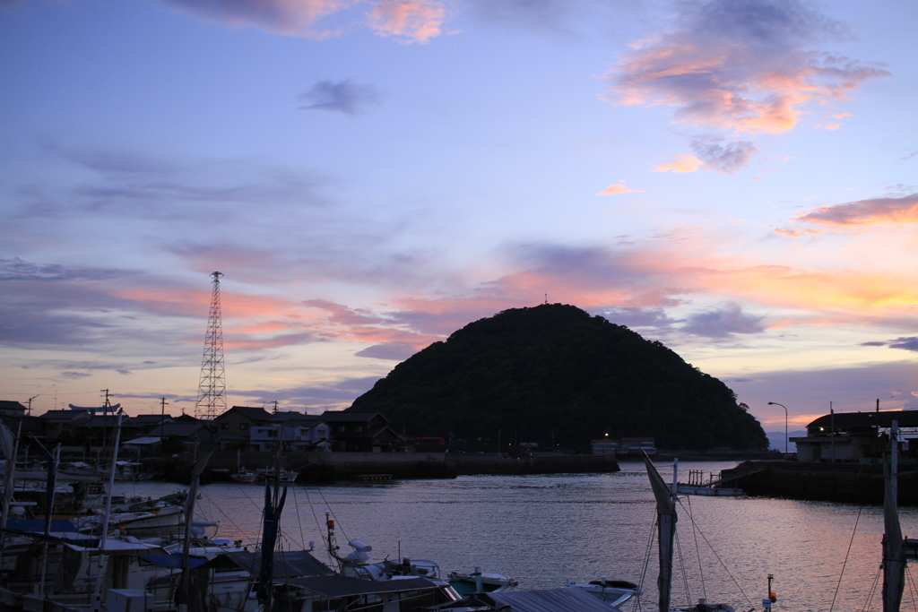 今日の北条港と鹿島