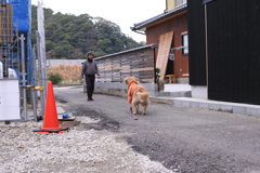 坂田さんが帰ってきてうれしいみゅうちゃん