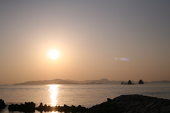 今日も日が暮れる