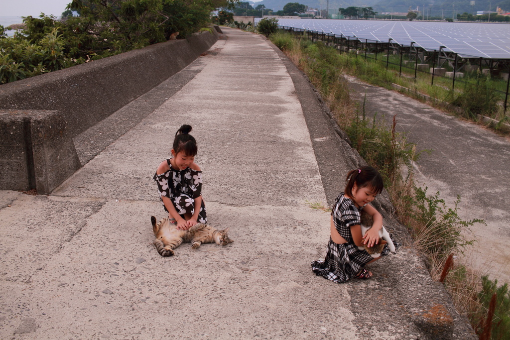 FBの友達がお孫さん連れてやってきた
