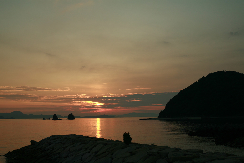 瀬戸の夕日