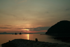 瀬戸の夕日