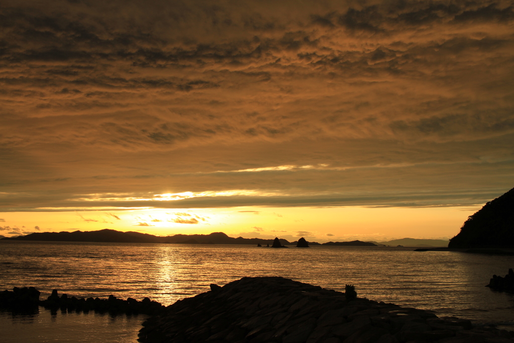 雨が上がった、明日は晴れそう