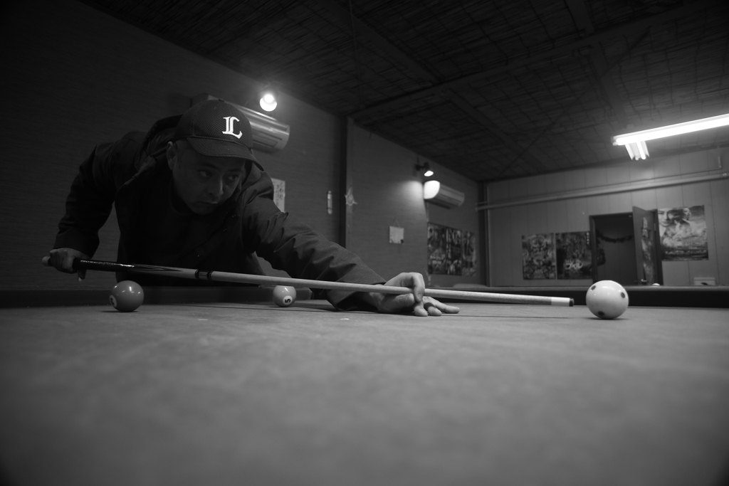 おっさん、玉突きしに行ったってよ