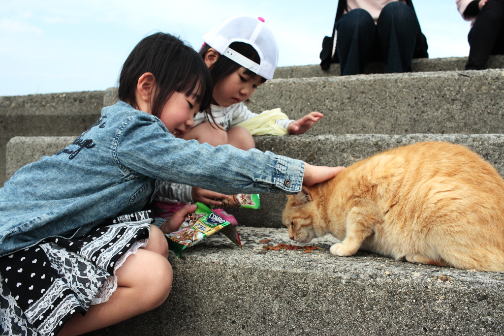FB友達が娘さんとお孫さん連れてやってきたのです