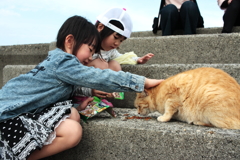 FB友達が娘さんとお孫さん連れてやってきたのです