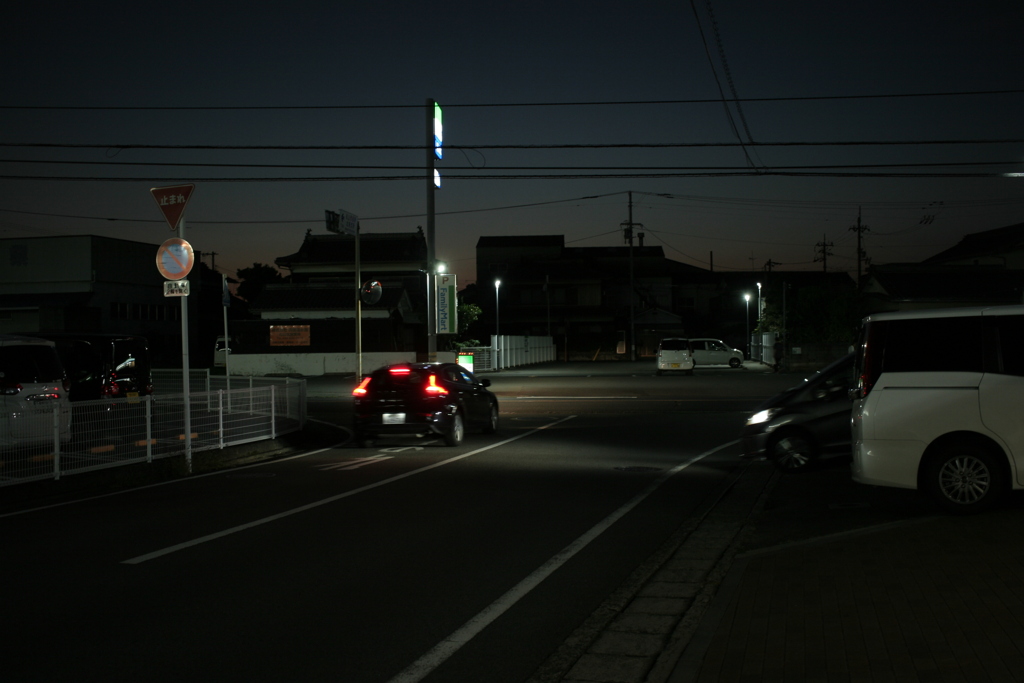 暗くなるのがはやくなった